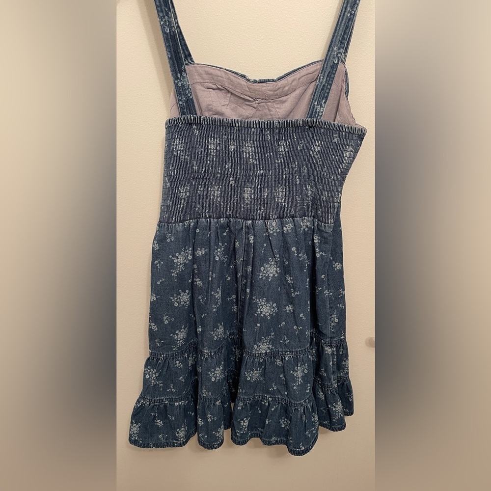 NWOT American Eagle Blue Denim Mini Dress - Picture 8 of 10